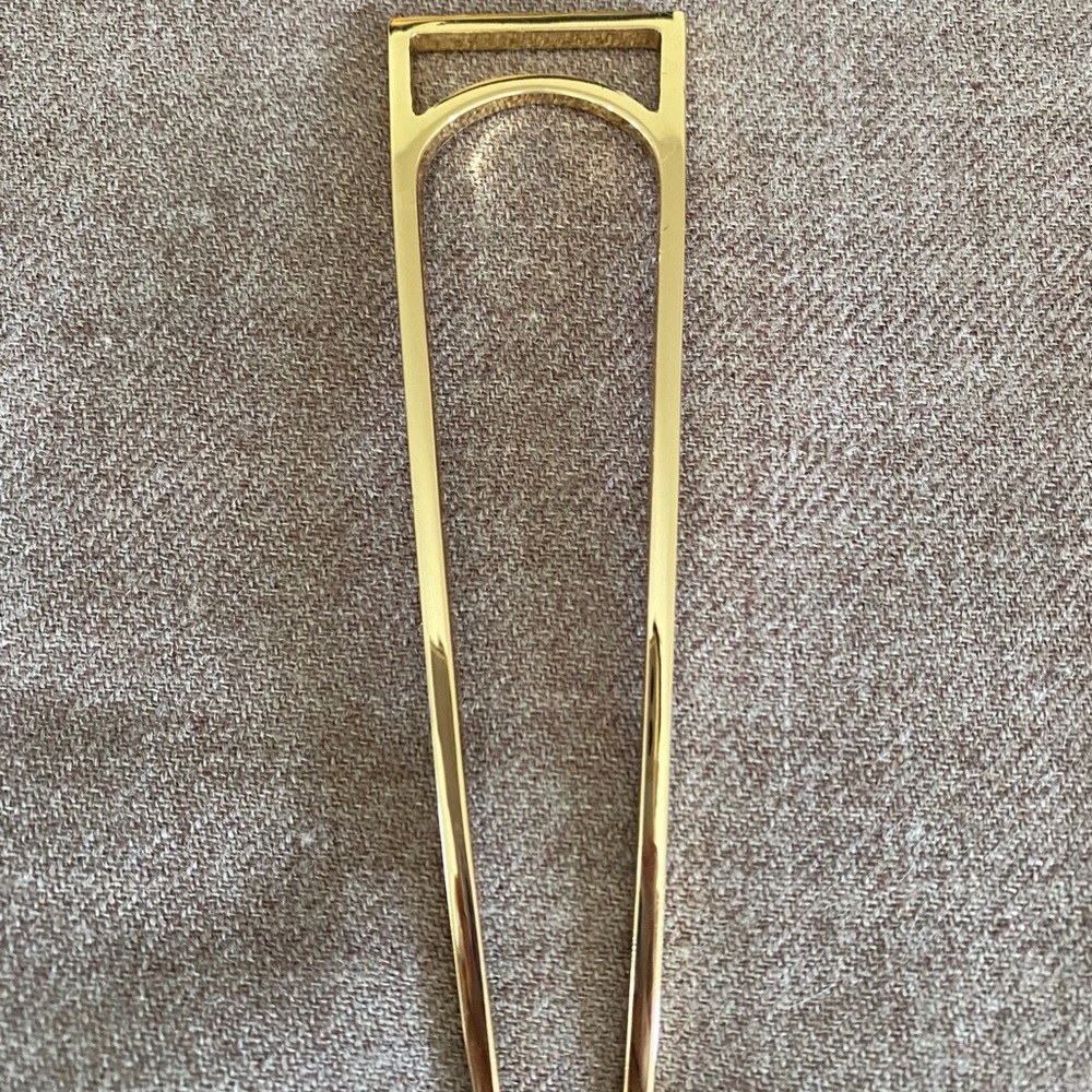 Oribe Geometric Gold Hair Stick - Picture 6 of 12